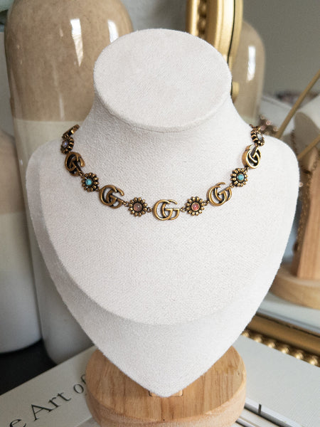 BLOSSOM CHOKER NECKLACE