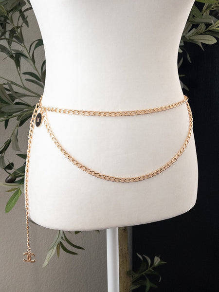 WITH CLASS CHAIN BELT - GOLD