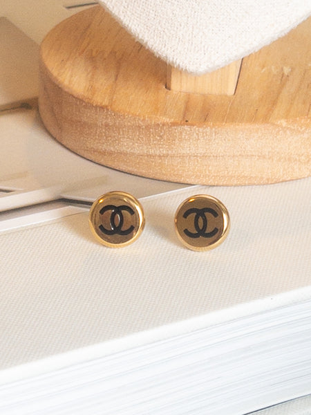 BLISS EARRINGS - GOLD/BLACK