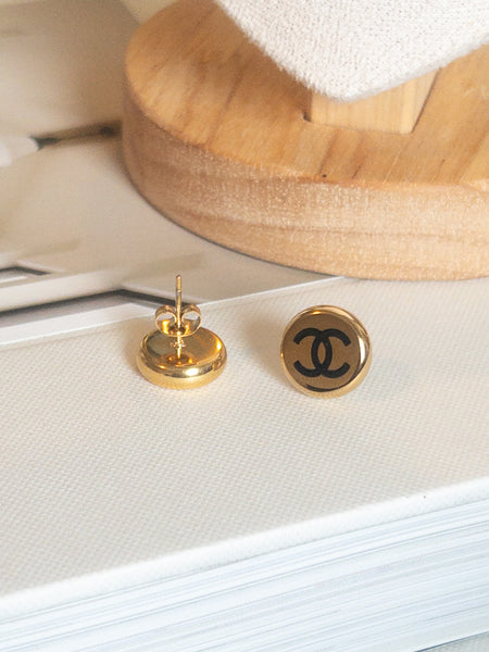 BLISS EARRINGS - GOLD/BLACK