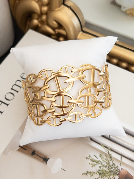 LUXE CHAIN CUFF BRACELET