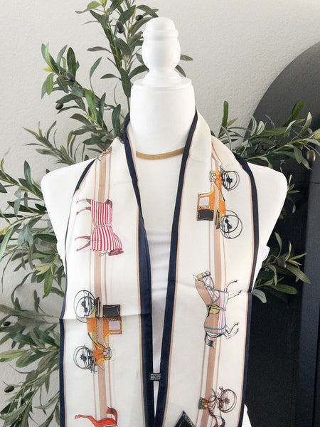 HORSES II NECK SCARF