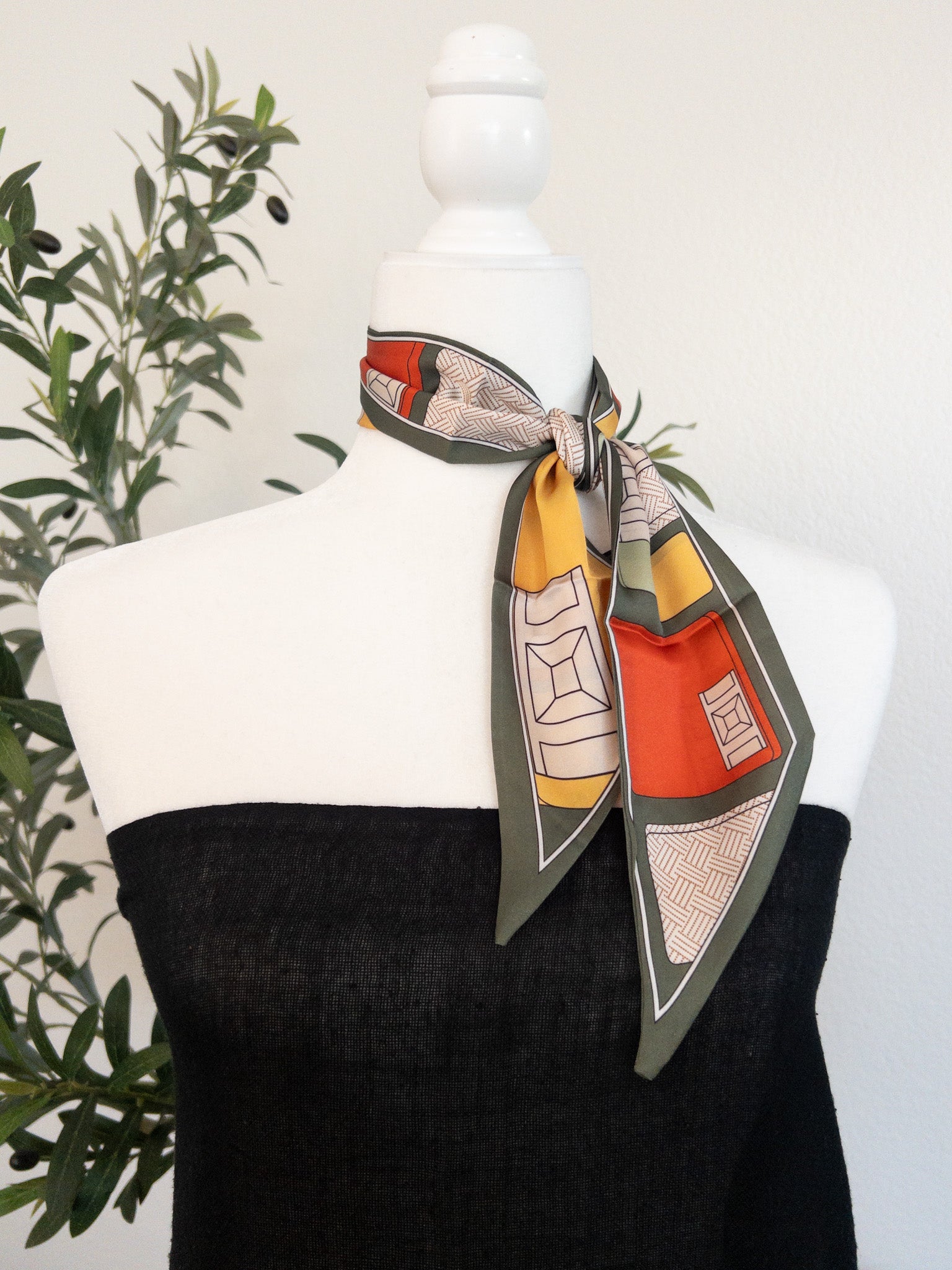 GLAM GIRL SCARF - GREEN