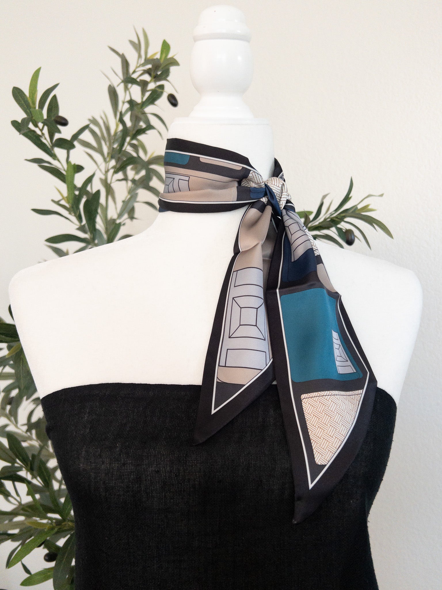 GLAM GIRL SCARF - BLUE