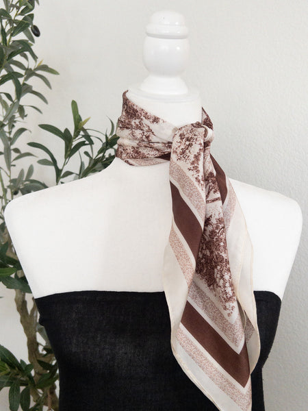 ICONIC SCARF - BROWN