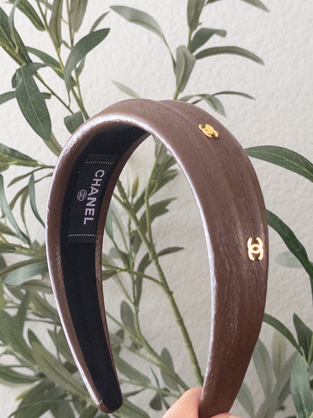 SO CHIC HEADBAND - BROWN