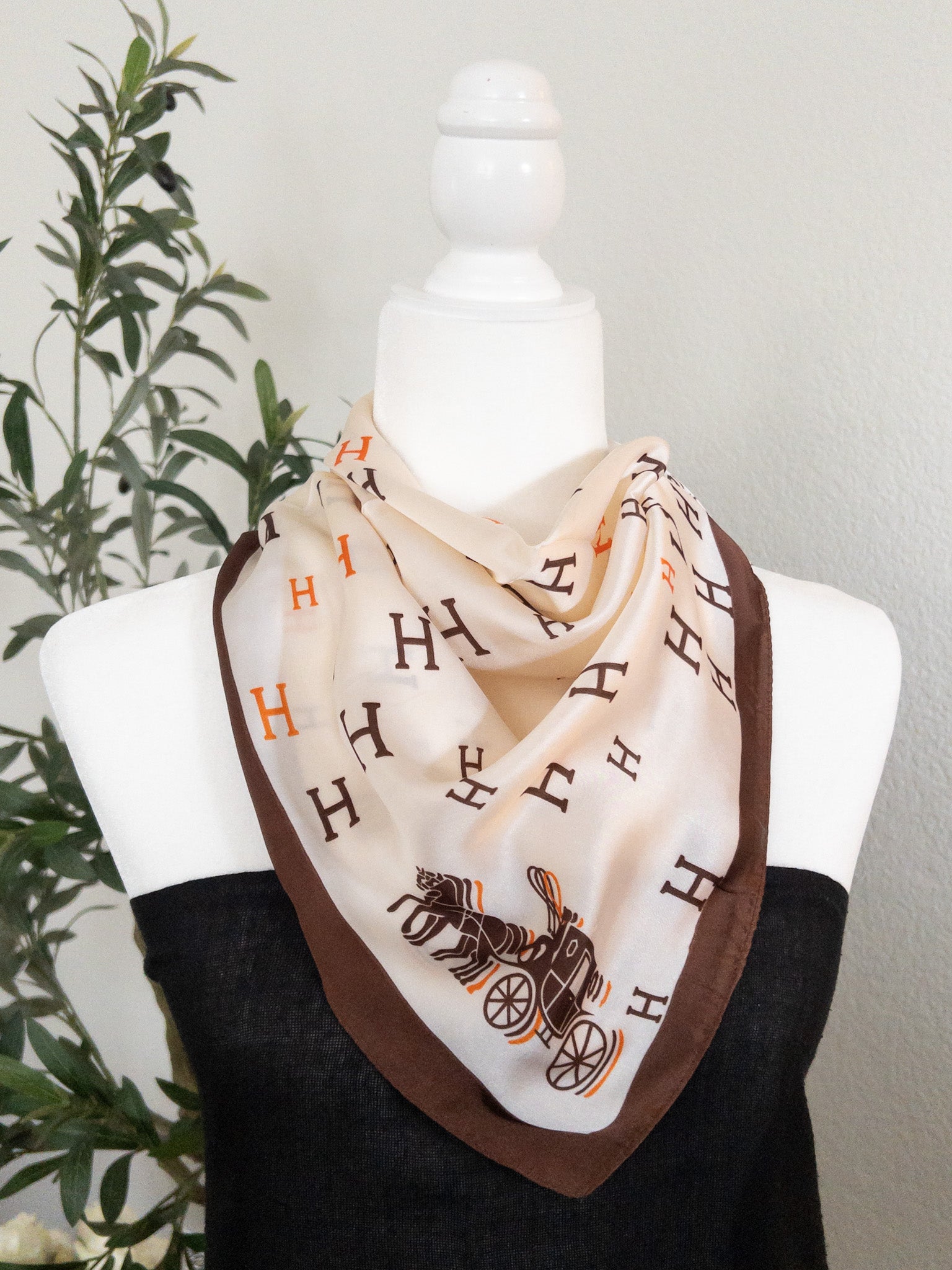 NIGHT OUT SCARF - BROWN