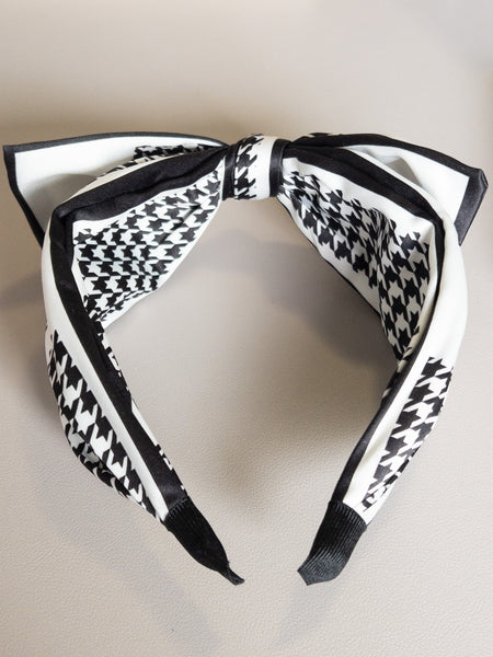 VINTAGE CC HEADBAND - BLACK/WHITE