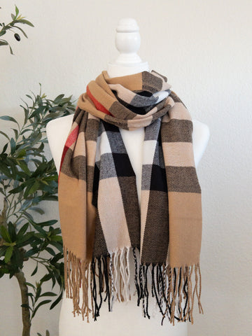 BB GIRL SCARF - CAMEL
