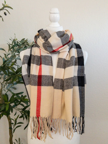 BB GIRL SCARF - BEIGE