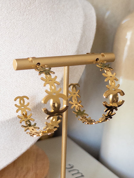 LUMINARY CC EARRINGS - GOLD