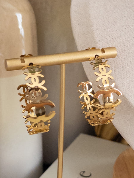 LUMINARY CC EARRINGS - GOLD