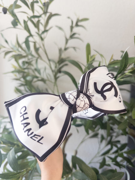 VINTAGE CC HEADBAND - BLACK/WHITE