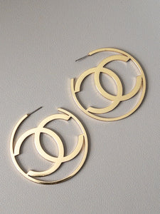 CC HOOP EARRINGS