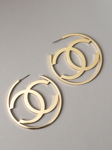 CC HOOP EARRINGS