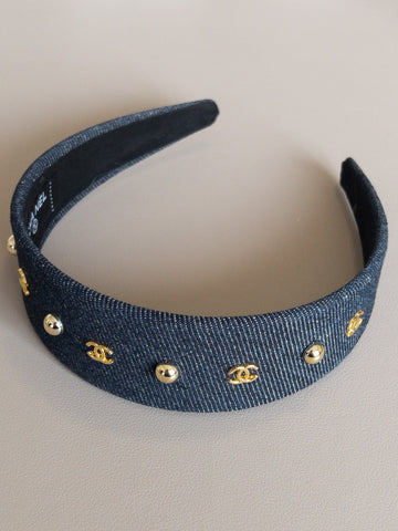 RUNWAY DENIM HEADBAND