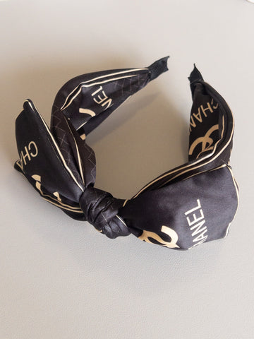 VINTAGE CC HEADBAND - BLACK