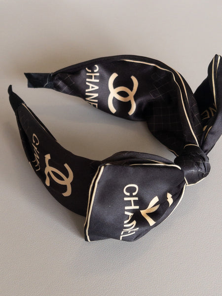 VINTAGE CC HEADBAND - BLACK