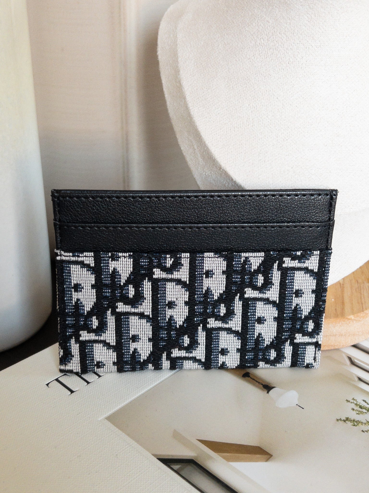 LACY CD CARD CASE - BLACK/BLUE