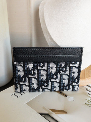 LACY CD CARD CASE - BLACK/BLUE