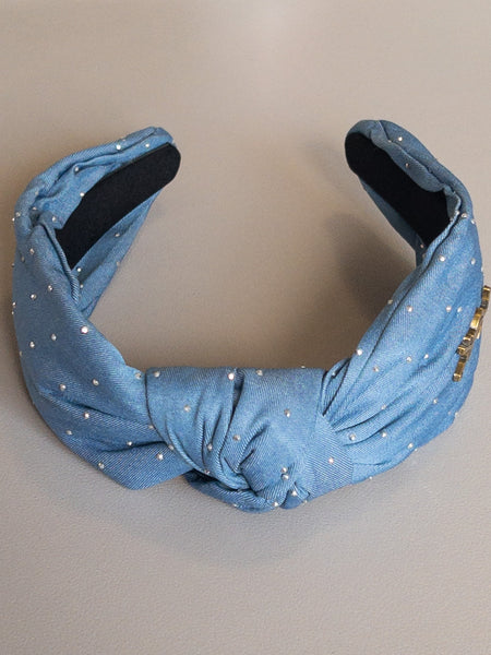 LAURENT DENIM HEADBAND