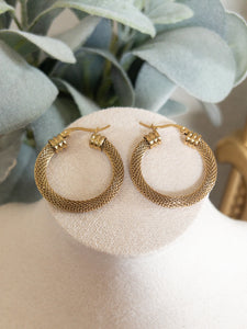ALL NIGHT HOOP EARRINGS