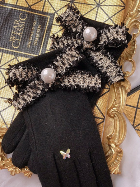 GABRIELLE GLOVES - BLACK