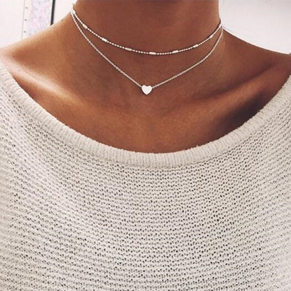 BELLA NECKLACE SET - GOLD/SILVER