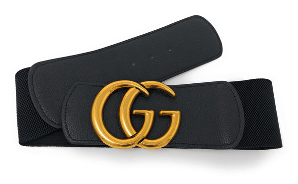 BLOOM ELASTIC BELT - BLACK