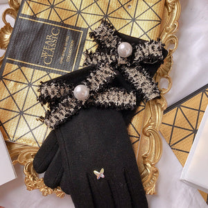 GABRIELLE GLOVES - BLACK